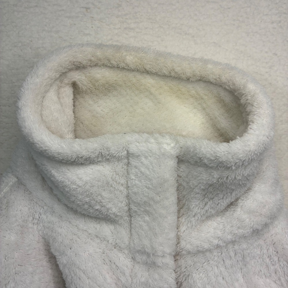 Patagonia Snap T Fleece Pullover Womens Med Jacket White Polartec Quarter Button - Picture 9 of 9